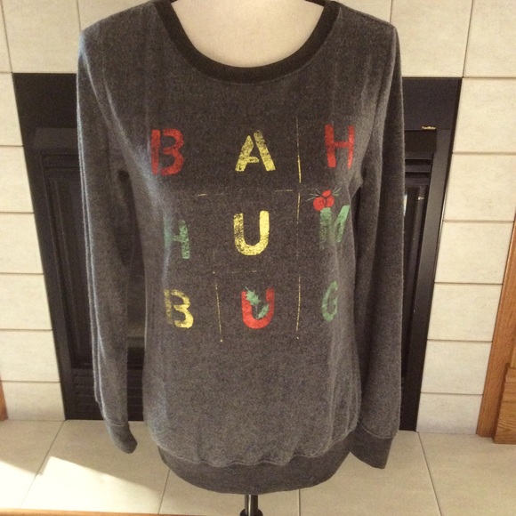 Maurice’s “Bah Hum Bug” Top, Sz XS - Picture 1 of 10